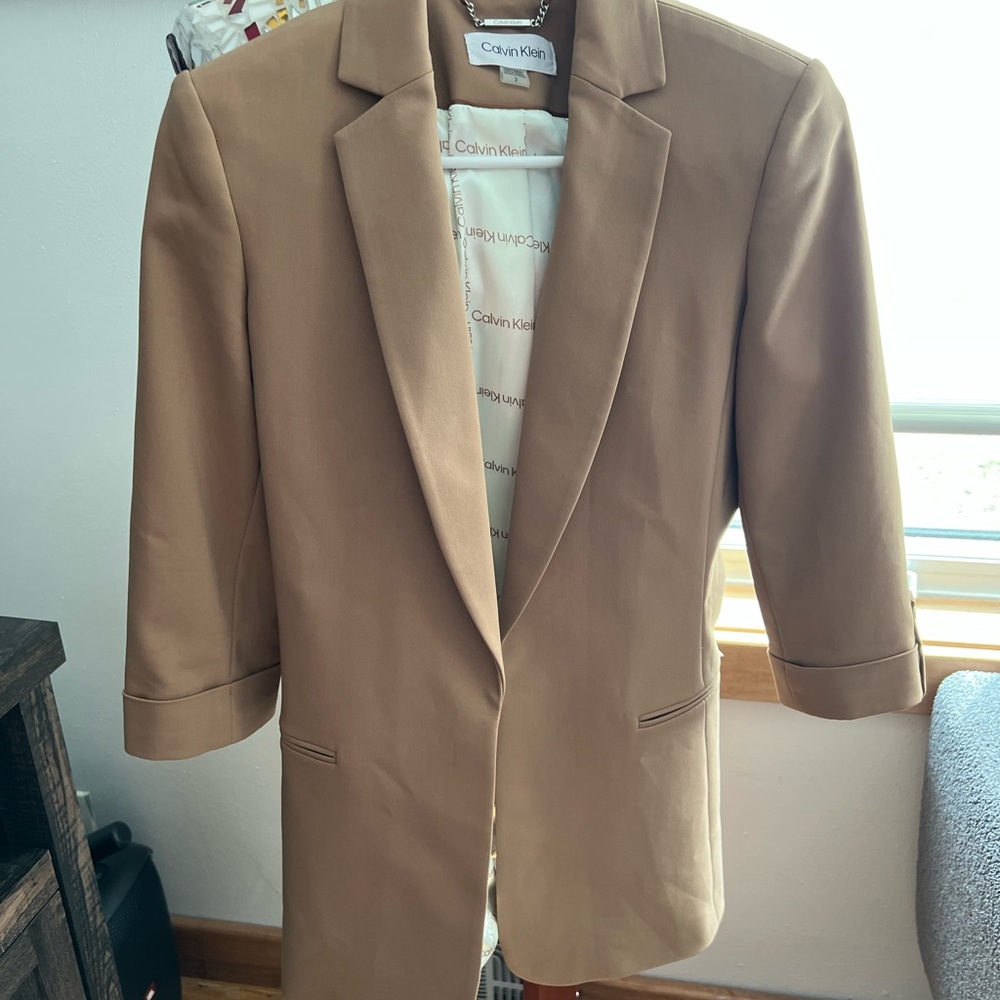 Calvin Klein Tan Blazer
